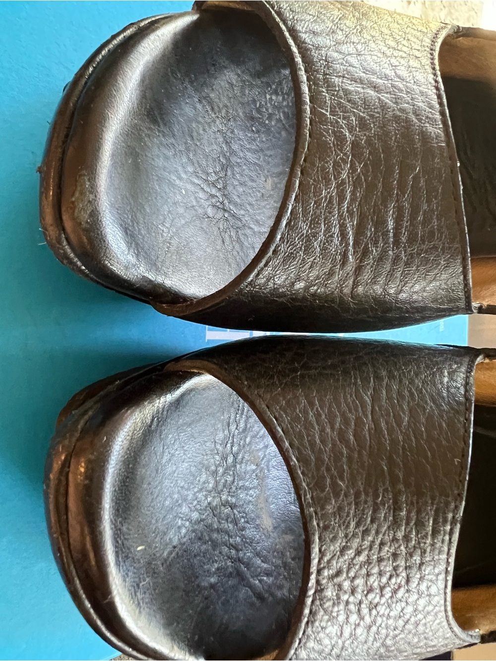 John Fluevog Prepare Spur- Black Leather Open-toe, sling back platform sandal - Picture 6 of 8